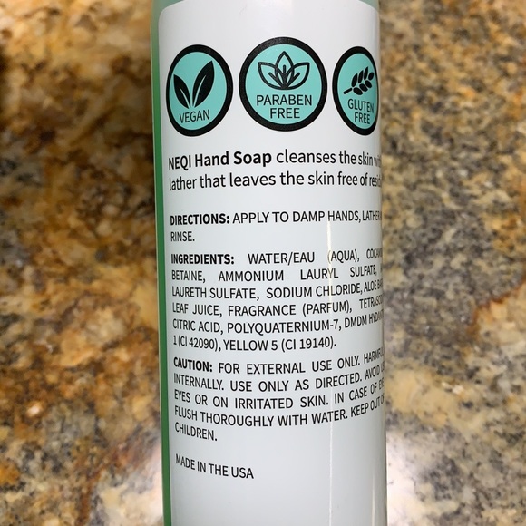 X6 NEQI hand soap with aloe Vera 10 Oz each - Picture 4 of 5